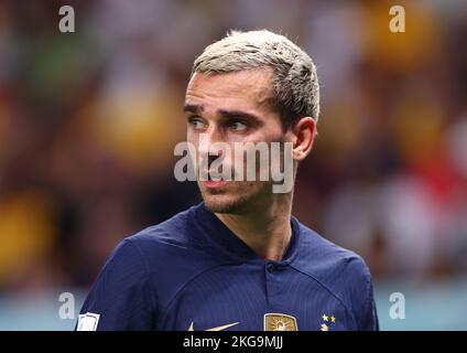 Al Wukair, Qatar, 22nd novembre 2022. Antoine Griezmann di Francia durante la partita di Coppa del mondo FIFA 2022 allo stadio al Janoub, al Wukair. Il credito di foto dovrebbe essere: David Klein / Sportimage Foto Stock