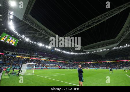 Al Wakrah, Qatar. 22nd Nov 2022. General view Football/Soccer : Coppa del mondo FIFA Qatar 2022 Gruppo D incontro tra Francia 4-1 Australia allo Stadio al Janoub di al Wakrah, Qatar . Credit: Naoki Morita/AFLO SPORT/Alamy Live News Foto Stock