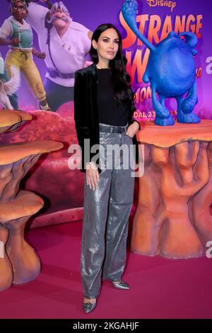 21 novembre 2022, Roma, RM, Italia: Michela Quattrocioche alla prima del film d'animazione 'Strange World - un mondo Misterioso' allo Space Cinema moderno. Roma, Italia. (Credit Image: © Gennaro Leonardi/Pacific Press via ZUMA Press Wire) Foto Stock