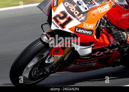 Phillip Island, Australia, 19 novembre 2022. Michael Ruben Rinaldi Italia su Aruba.IT Racing - Ducati Ducati durante il Campionato Mondiale Superbike FIM 2022 al circuito di Phillip Island il 19 novembre 2022 a Phillip Island, Australia. Credit: Dave Hewison/Speed Media/Alamy Live News Foto Stock