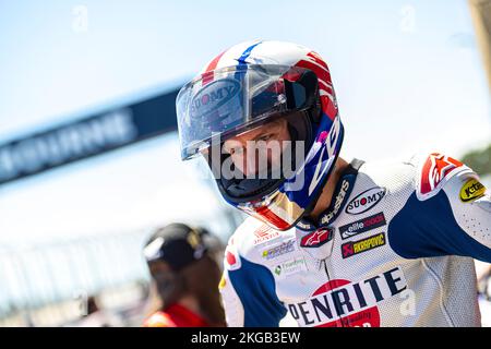 Melbourne, Australia. 18 Novembre 2022. Troy Herfoss(17) di Penrite Honda Racing al round di Phillip Island della mi-bike Motorcycle Insurance Austr Foto Stock