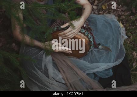 Primo piano della foto concettuale di riproduzione della batteria Foto Stock