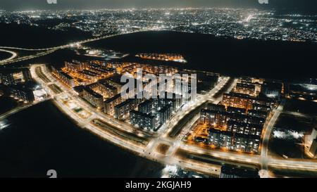 Una vista aerea del nuovo quartiere nella città di Barranquilla - North Historic Center settore Foto Stock