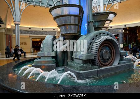 La lobby del Niagara Casino Hotel. Cascate del Niagara, Canada Foto Stock