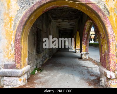 Posto perduto a Eleousa. Villaggio sull'isola greca di Rodi. Foto Stock