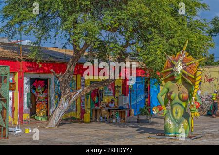 Colorato Costume donna, Carnevale, Mindelo, Sao Vicente - Capo Verde Foto  stock - Alamy