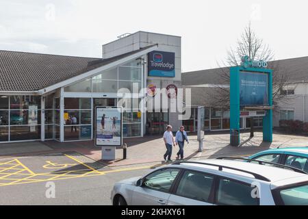 Travelodge, Moto autostrada servizi, Heston, M4 direzione est, TW5 9NB Foto Stock