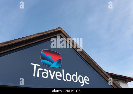 Moto Services, Travelodge, Heston M4 servizi verso ovest Foto Stock