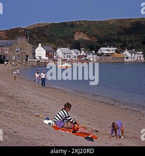 Porthdillaen, Penisola di Llŷn, Gwynedd, Galles Foto Stock