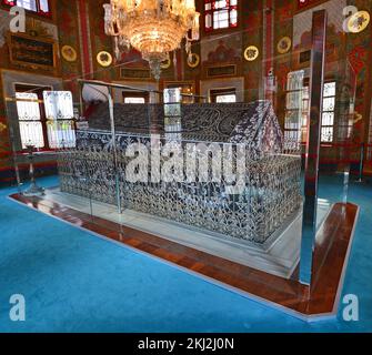 Tomba di Fatih Sultan Mehmet - Istanbul - TURCHIA Foto Stock