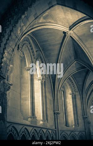 Irlanda, Dublino, Cattedrale di San Patrizio a Dublino, Irlanda, fondata nel 1191, è la Cattedrale Nazionale della Chiesa d'Irlanda. Foto Stock