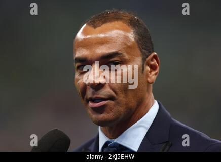 Doha, Qatar, 24th novembre 2022. L'ex giocatore brasiliano Cafu durante la partita della Coppa del mondo FIFA 2022 al Lusail Stadium, Doha. Il credito per le immagini dovrebbe essere: David Klein / Sportimage Credit: Sportimage/Alamy Live News Foto Stock