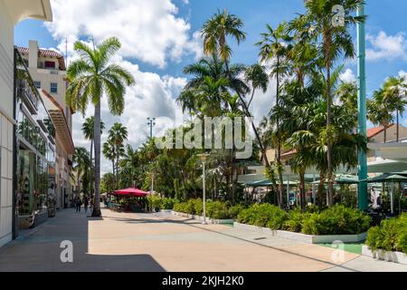 Miami, USA - 10 settembre 2019: MBPD Miami Beach Street Foto Stock