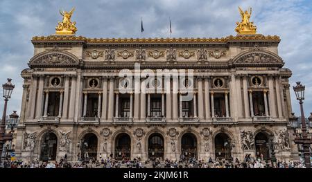 Il palazzo Garnier (Palais garnier) Teatro dell'Opera di Parigi Foto Stock