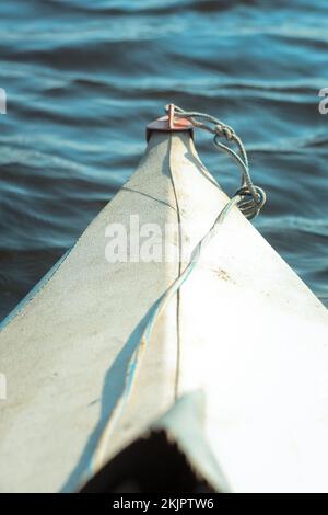 Primo piano barca prua concetto foto Foto Stock