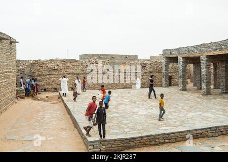 Mauritania, Tichitt, vita quotidiana Foto Stock