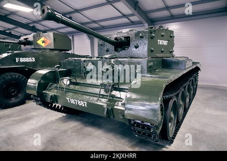 British Cromwell Tank al museo dei veicoli blindati Foto Stock