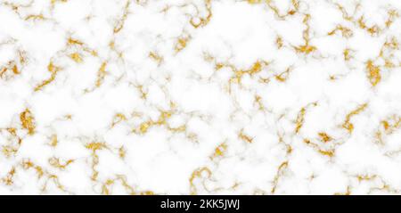 Struttura in marmo bianco con elementi in lamina dorata. Sfondo vettoriale astratto. Illustrazione Vettoriale