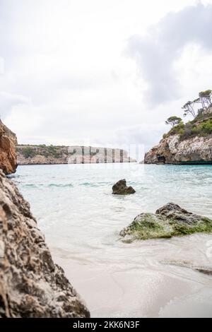 Calo Des Moro, bellissima baia di Maiorca in Spagna Foto Stock