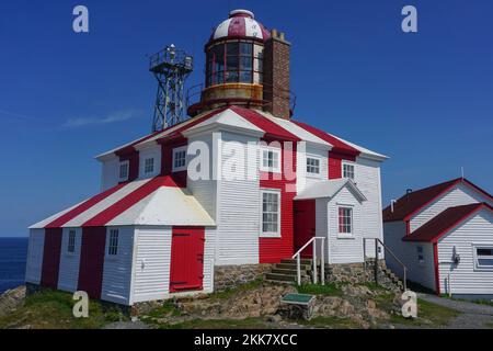 Cape Bonavista, Terranova, Canada: Faro di Cape Bonavista sito storico provinciale, restaurato al 1870s. Foto Stock