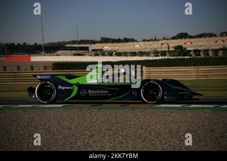 Alice Powell (Envision Racing) durante i test pre-test di Formula e 2021 Foto Stock