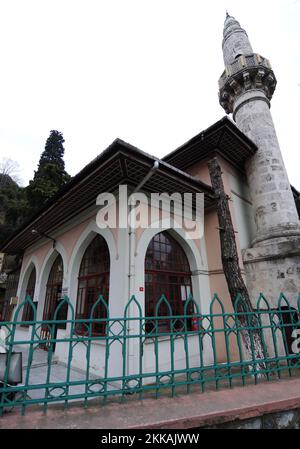 Situato nel Beykoz della Turchia, Fatih Sultan Mehmet Moschea è stato costruito nel 15th ° secolo. La moschea, che è stata distrutta nel tempo, è stato Foto Stock