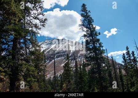 Inizio autunno nelle montagne di San Juan del Colorado: Guardando verso il picco di El Diente Foto Stock