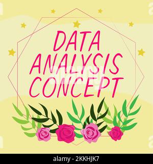Informazioni sull'analisi dei dati di visualizzazione dei segnali. Concetto di Internet che valuta i dati utilizzando ragionamento analitico e logico Foto Stock
