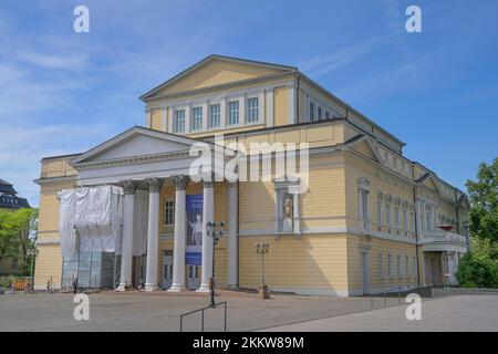 Archivi di Stato dell'Assia, Casa di Storia, Karolinenplatz, Darmstadt, Assia, Germania, Europa Foto Stock