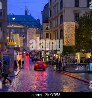 vienna, austria, 24 novembre 2022, illuminazione natalizia Foto Stock