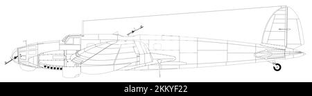 Heinkel He 111B-2 Foto Stock