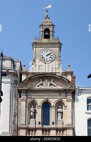 Il mercato interno, High Town, Hereford, Herefordshire Foto Stock