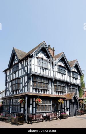 The Black & White House, Hereford, Herefordshire Foto Stock