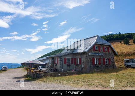 Vosges (Vogesen) Montagne: Agriturismo ferme Auberge du Haag a col du Haag in Alsazia (Elsass), Alto Reno (Oberelsass), Francia Foto Stock