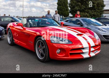 2007 Dodge Viper SRT-10 ‘V4 VPR’ in mostra allo Scramble di ottobre tenutosi presso il Bicester Heritage Centre il 9th ottobre 2022 Foto Stock