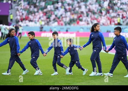 Al Rayyan, Qatar. 26th Nov 2022. General view Football/Soccer : Coppa del mondo FIFA Qatar 2022 Gruppo C match between Poland 2-0 Arabia Saudita al Education City Stadium di al Rayyan, Qatar . Credit: Naoki Morita/AFLO SPORT/Alamy Live News Foto Stock