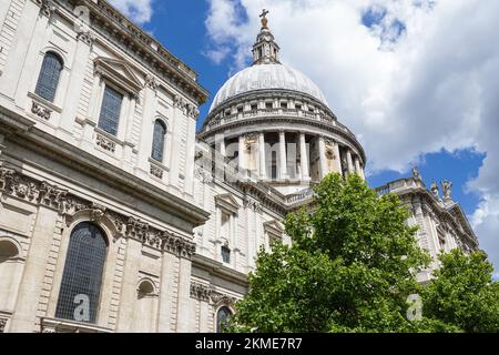 La cattedrale di san Paolo a Londra England Regno Unito Regno Unito Foto Stock