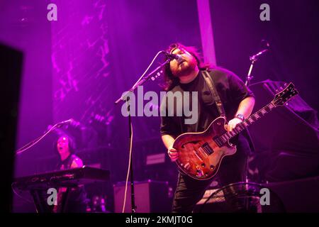 Mammoth WVH in concerto al Mediolanum Forum di Assago (MI). Foto di Davide Merli per www.rockon.it Foto Stock