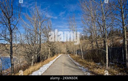 Parco Bowmont Calgary Alberta Foto Stock