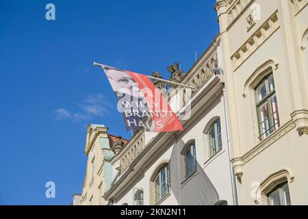 Willy Brandt House, Königstraße, Lübeck, Schleswig-Holstein, Germania, Europa Foto Stock