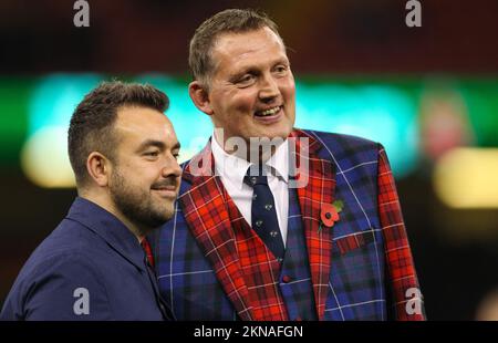 Principato Stadium di Cardiff, Regno Unito. 3 Novembre, 2018. Il Rugby, sotto le armature serie, Galles contro Scozia; Doddy Weir Credito: Azione Sport Plus/Alamy Live News Foto Stock