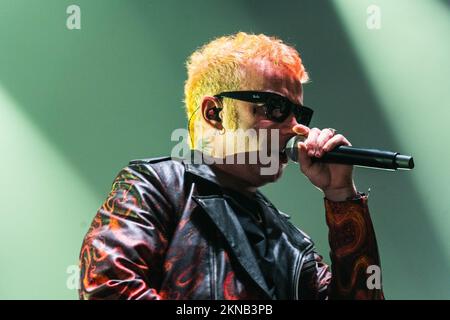 Modigliani Forum, Livorno, Italia, 26 novembre 2022, Salmo durante il Salmo - Flop Tour - Concerto di Musica della cantante Italiana Foto Stock