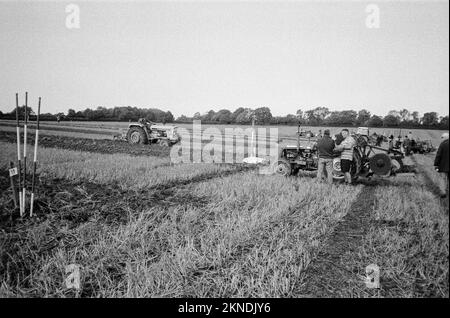 Ploughing Match, 16th ottobre 2022, Hattingley, Medstead, Alton, Hampshire, Inghilterra, Regno Unito. Foto Stock