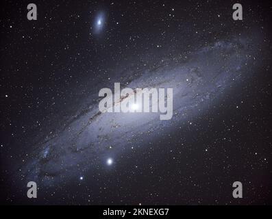 Galassia di Andromeda Foto Stock