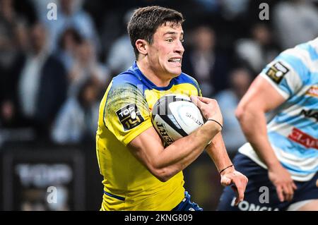 Bautista DELGUY di Clermont durante il campionato francese Top 14 rugby Unione match tra Racing 92 e ASM Clermont Auvergne il 27 novembre 2022 a Parigi la Defense Arena a Nanterre, Francia - Foto Matthieu Mirville / DPPI Foto Stock