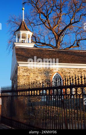 La vecchia chiesa olandese, uno degli ambienti per la leggenda di Sleepy Hollow Foto Stock