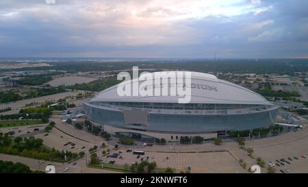 AT and T Stadium nella città di Arlington - sede dei Dallas Cowboys - DALLAS, STATI UNITI - 09 NOVEMBRE 2022 Foto Stock