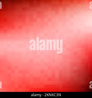 Semplice sfondo rosso astratto con mesh sfumata a quadretti. Motivo grafico Foto Stock