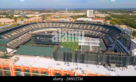 Choctaw Football Stadium di Arlington dall'alto - ARLINGTON, STATI UNITI - 08 NOVEMBRE 2022 Foto Stock