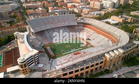 Darrell K Royal-Texas Memorial Stadium - sede della squadra di calcio Longhorns di Austin - AUSTIN, STATI UNITI - 02 NOVEMBRE 2022 Foto Stock